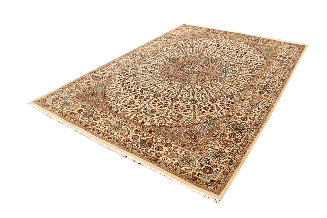 Blanched Almond Gombud 6' 7 x 9' 8 - No. 68403 - ALRUG Rug Store