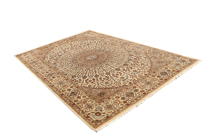 Blanched Almond Gombud 6' 7 x 9' 8 - No. 68403 - ALRUG Rug Store