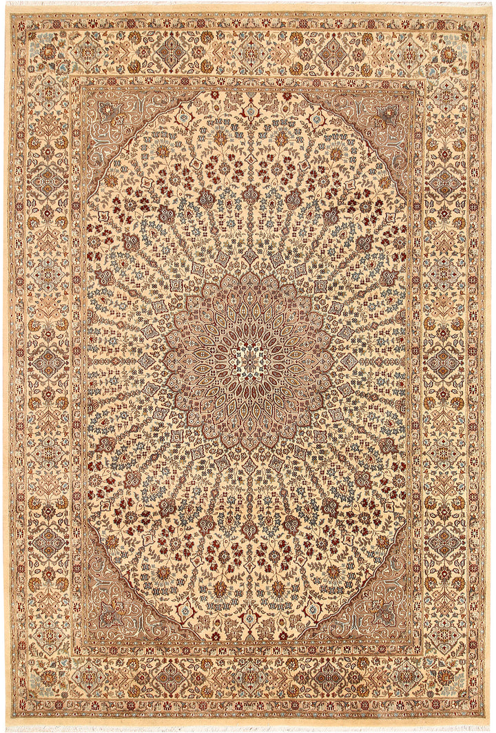 Blanched Almond Gombud 6' 7 x 9' 8 - No. 68403 - ALRUG Rug Store