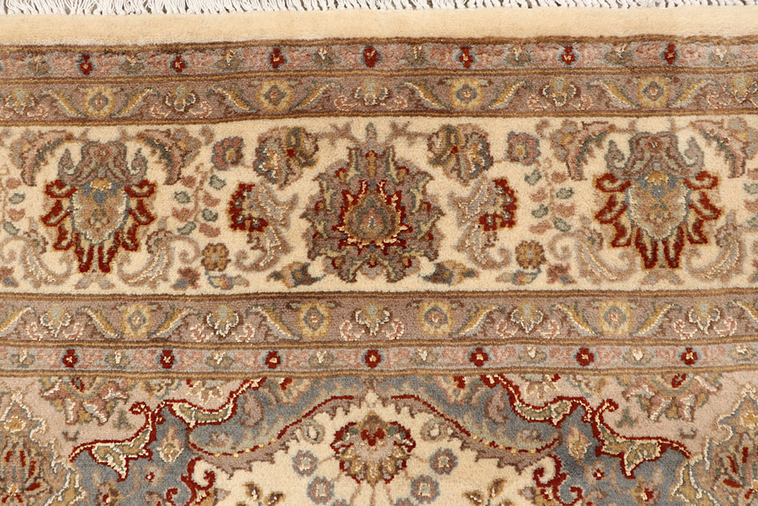 Blanched Almond Kirman 6'  8" x 10'  7" - No. QA73371