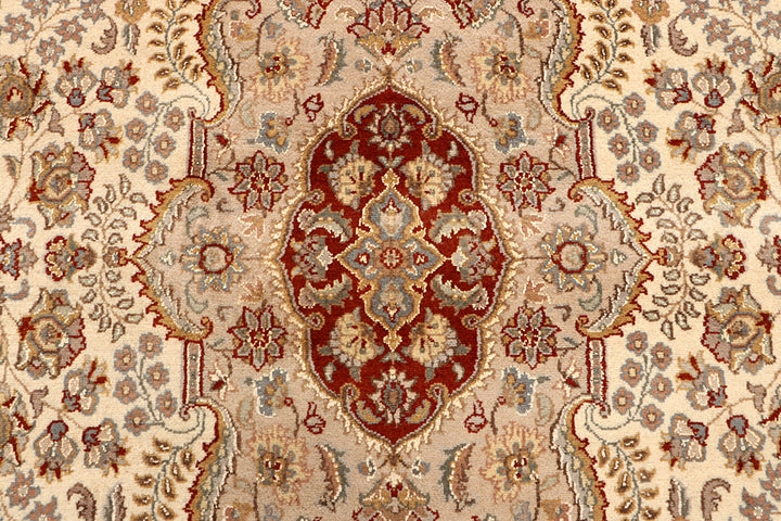 Blanched Almond Kirman 6' 8 x 10' 7 - No. 68405 - ALRUG Rug Store
