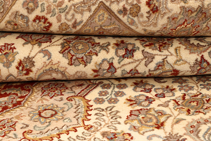 Blanched Almond Kirman 6' 8 x 10' 7 - No. 68405 - ALRUG Rug Store