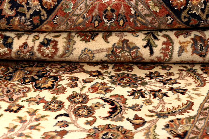 Blanched Almond Kashan 6' x 9' 1 - No. 68406 - ALRUG Rug Store