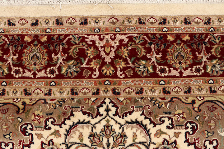 Cornsilk Kashan 5' 11 x 8' 10 - No. 68407 - ALRUG Rug Store