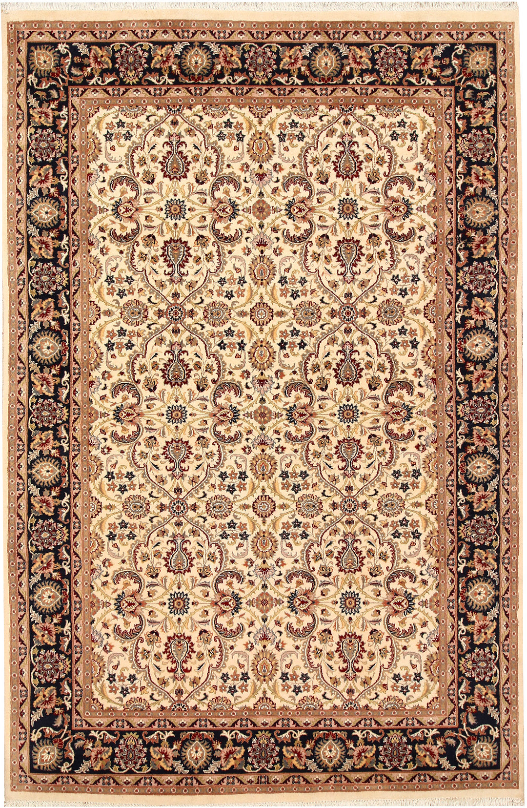 Blanched Almond Mahal 6' x 9' - No. 68408 - ALRUG Rug Store
