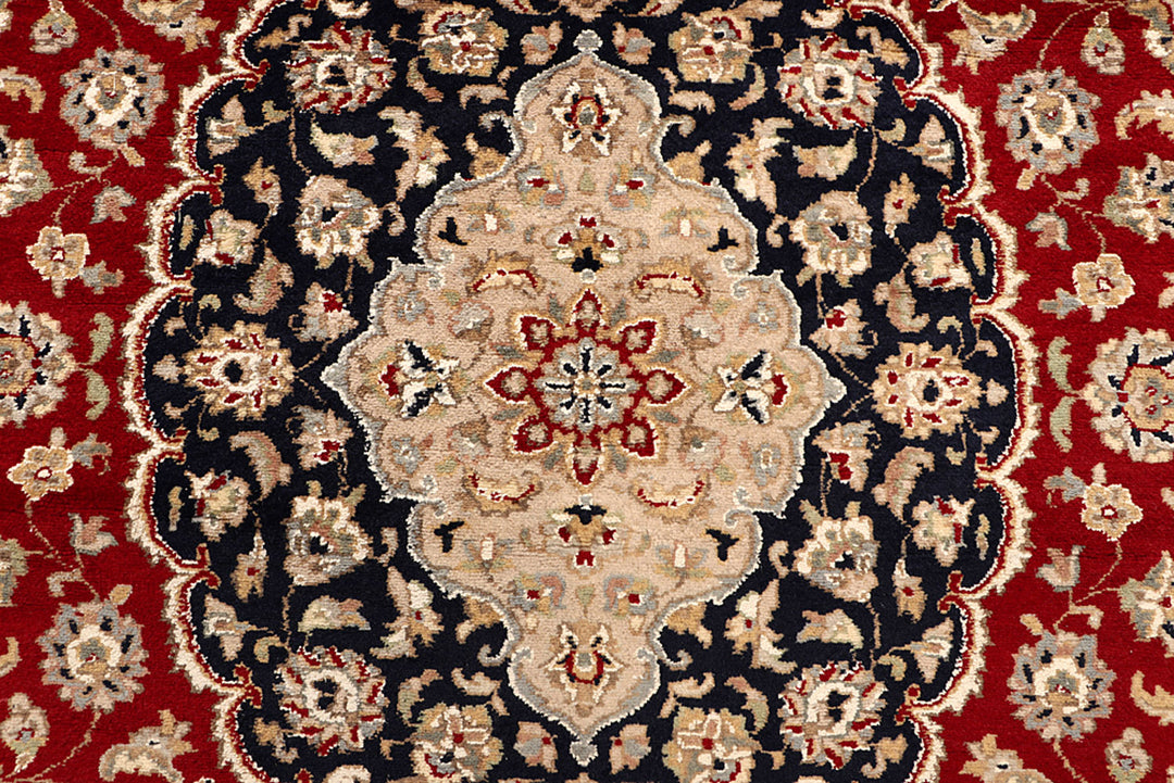 Firebrick Isfahan 6'  7" x 9'  7" - No. QA61519