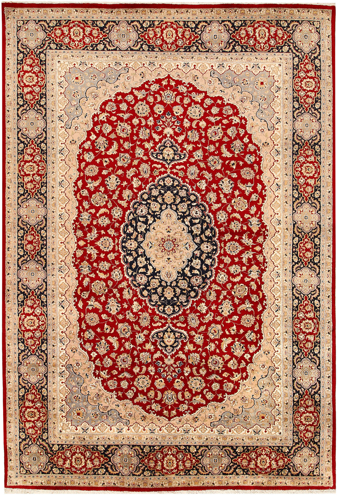 Firebrick Isfahan 6' 7 x 9' 7 - No. 68409 - ALRUG Rug Store