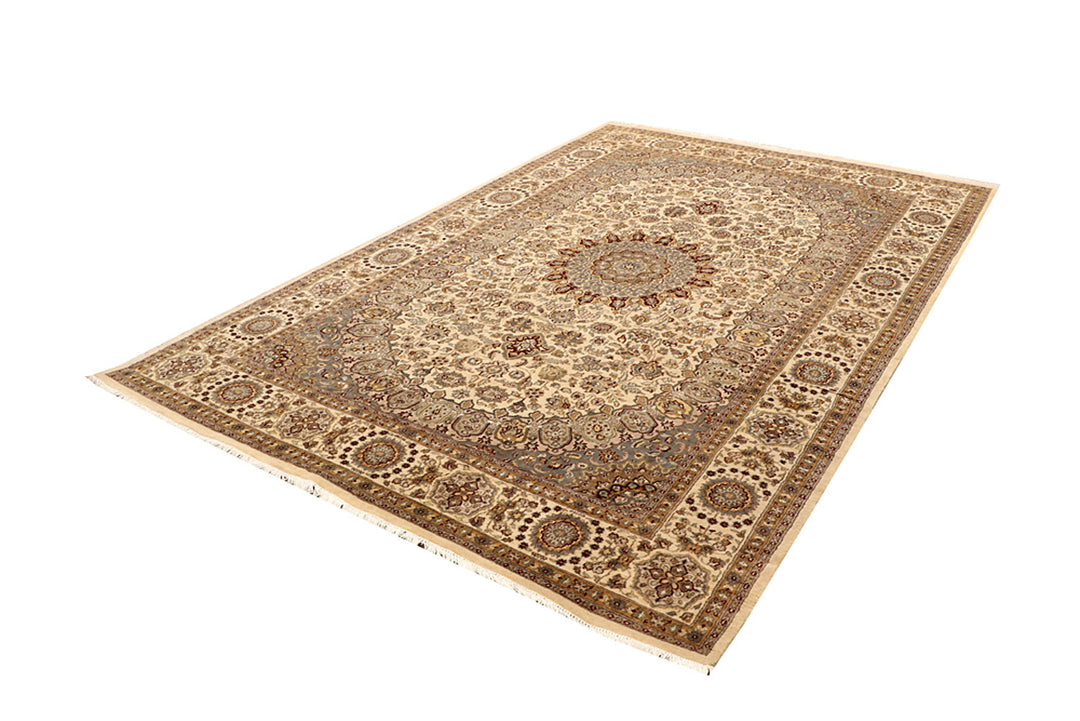 Bisque Isfahan 6'  4" x 9'  8" - No. QA32989