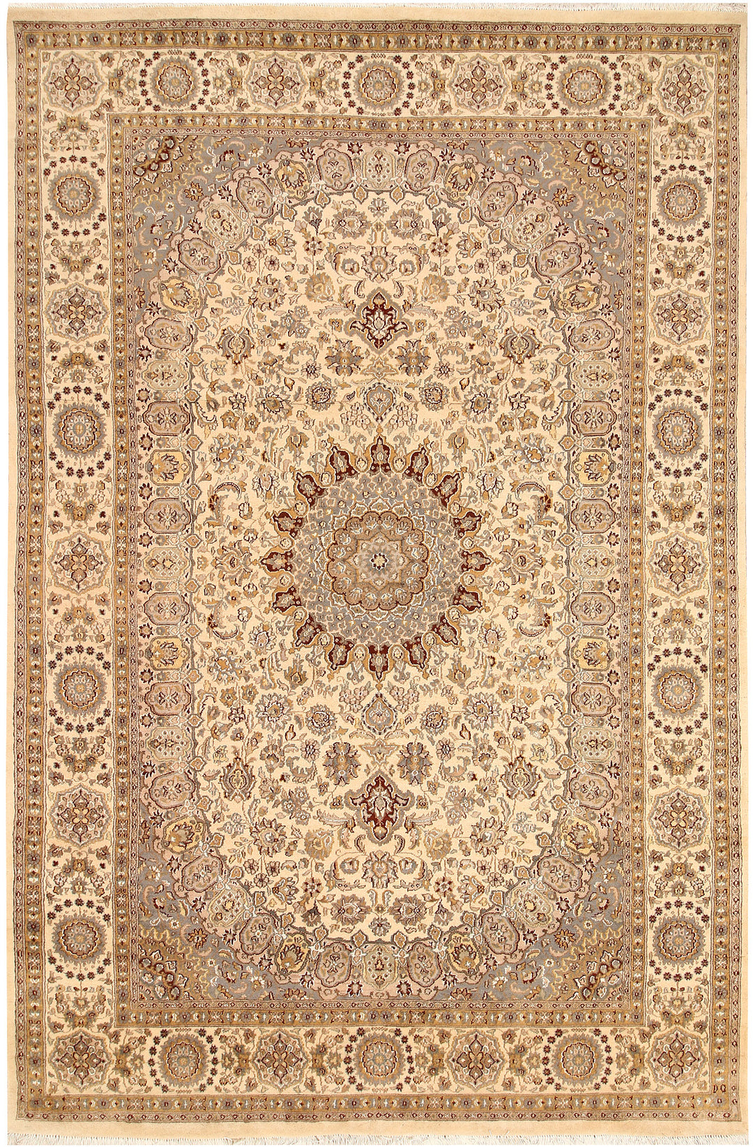 Bisque Isfahan 6' 4 x 9' 8 - No. 68410 - ALRUG Rug Store