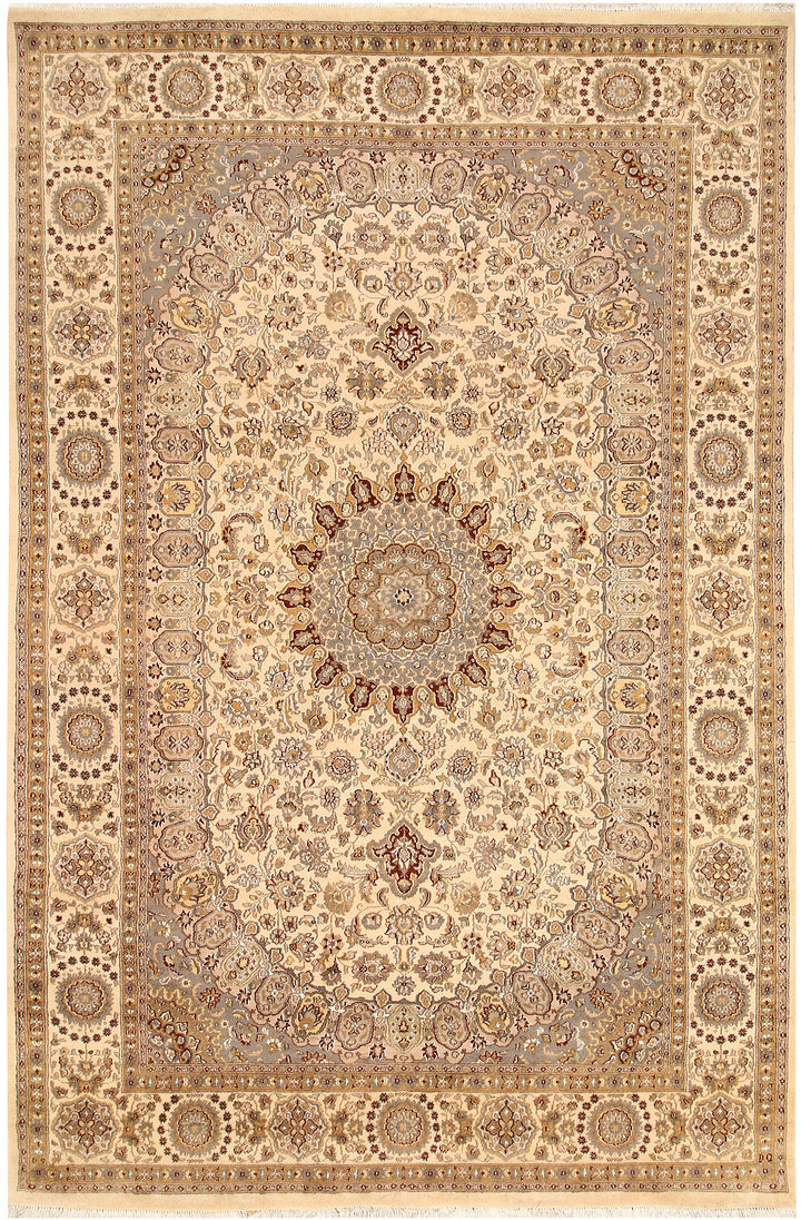 Bisque Isfahan 6'  4" x 9'  8" - No. QA32989