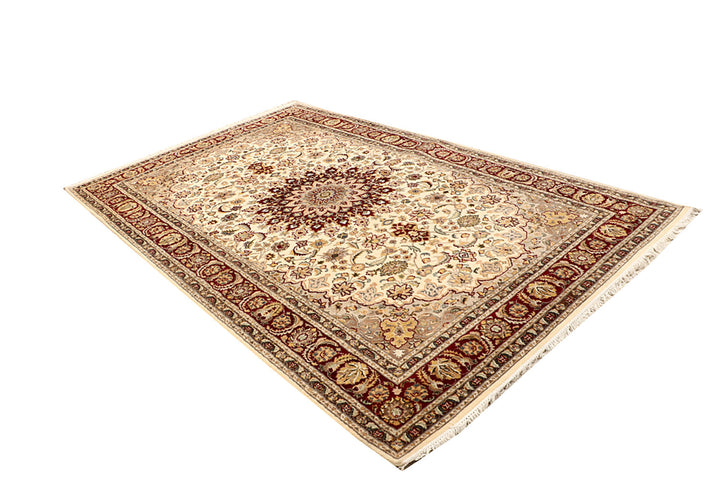 Blanched Almond Isfahan 6' 1 x 9' 9 - No. 68412 - ALRUG Rug Store