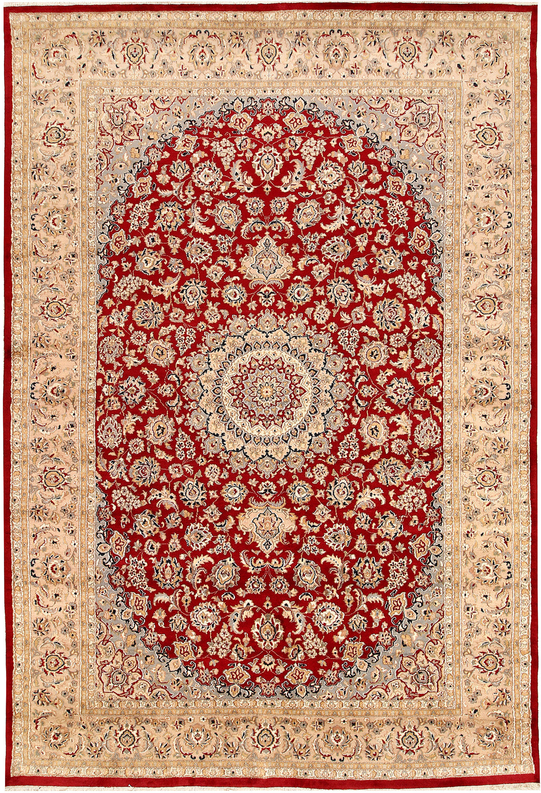 Firebrick Kashan 6' 6 x 9' 6 - No. 68413 - ALRUG Rug Store