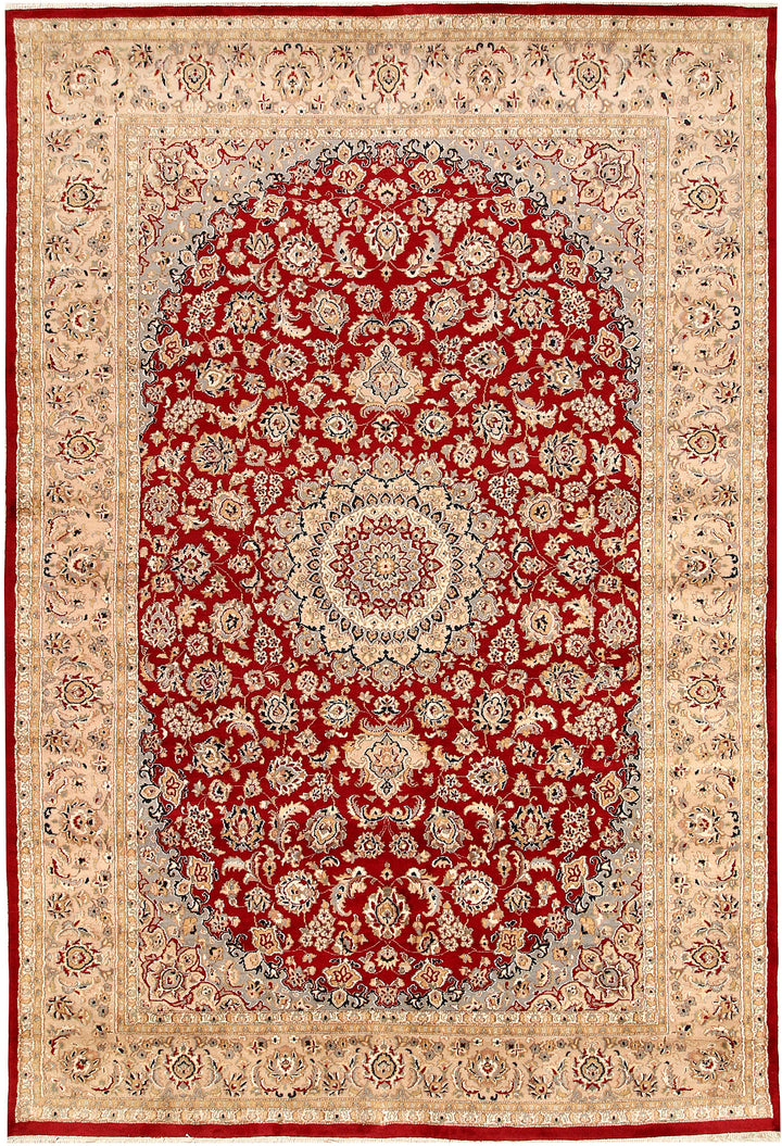 Firebrick Kashan 6' 6 x 9' 6 - No. 68413 - ALRUG Rug Store
