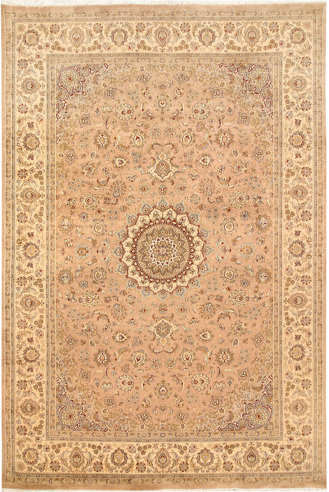 Burlywood Kashan 6' 6 x 9' 9 - No. 68419 - ALRUG Rug Store