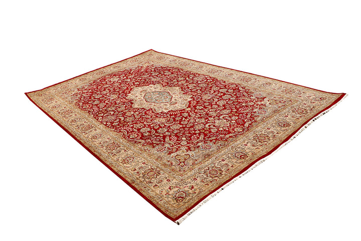 Firebrick Isfahan 6'  5" x 9'  10" - No. QA40050