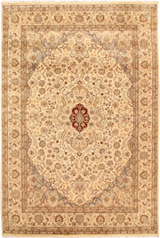 Blanched Almond Isfahan 6' 4 x 9' 5 - No. 68421 - ALRUG Rug Store