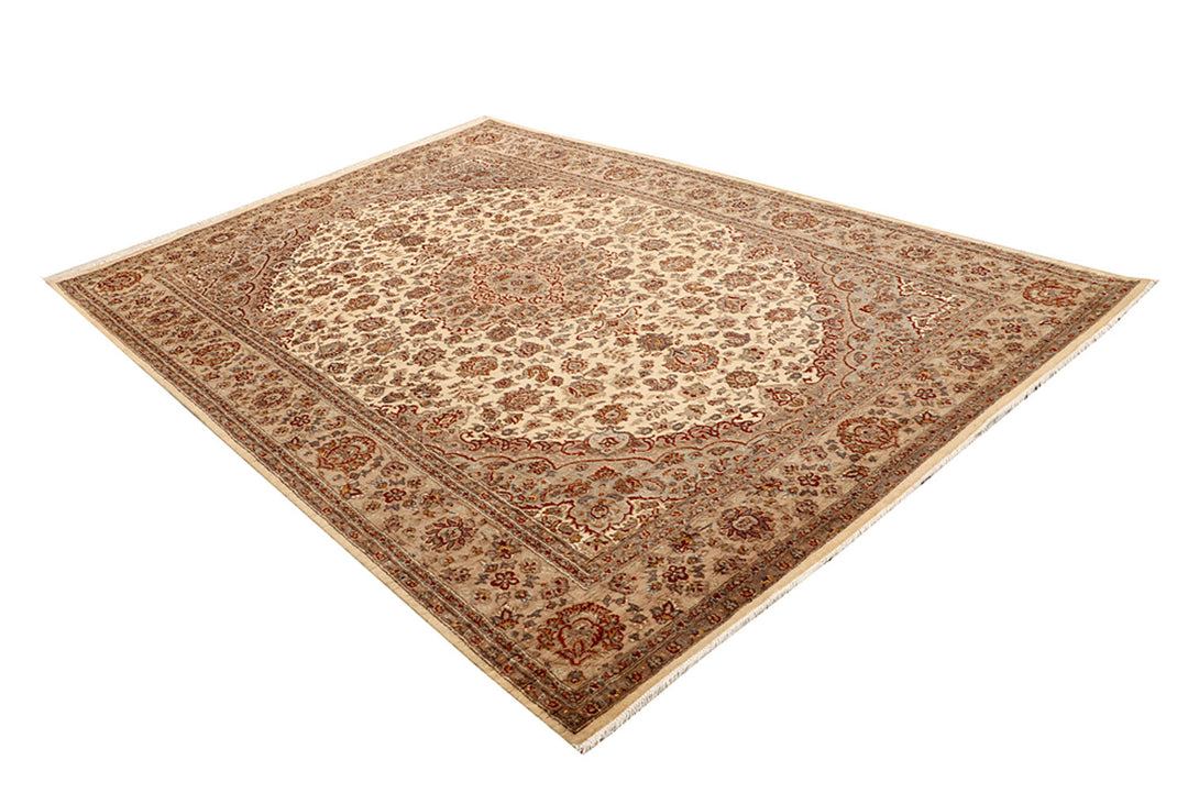 Bisque Isfahan 6'  7" x 9'  8" - No. QA40938