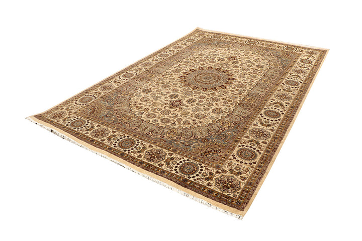 Bisque Isfahan 6'  5" x 9'  7" - No. QA35308