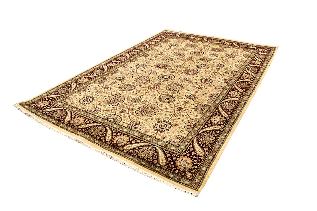 Navajo White Mahal 6'  7" x 9'  11" - No. QA24319