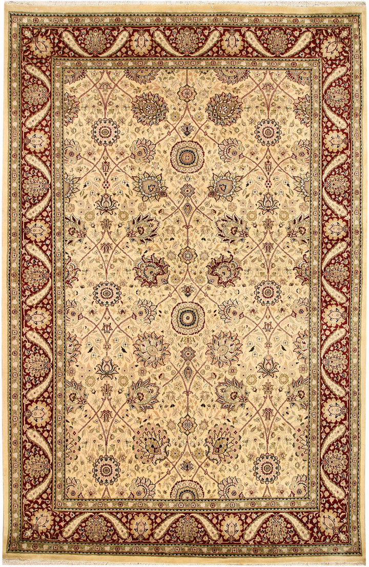 Navajo White Mahal 6' 7 x 9' 11 - No. 68427 - ALRUG Rug Store