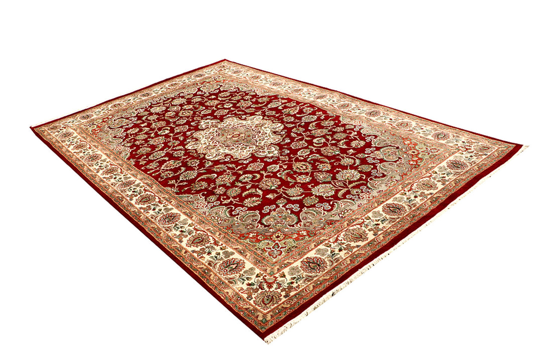 Dark Red Isfahan 6'  x" 9' " - No. QA16770