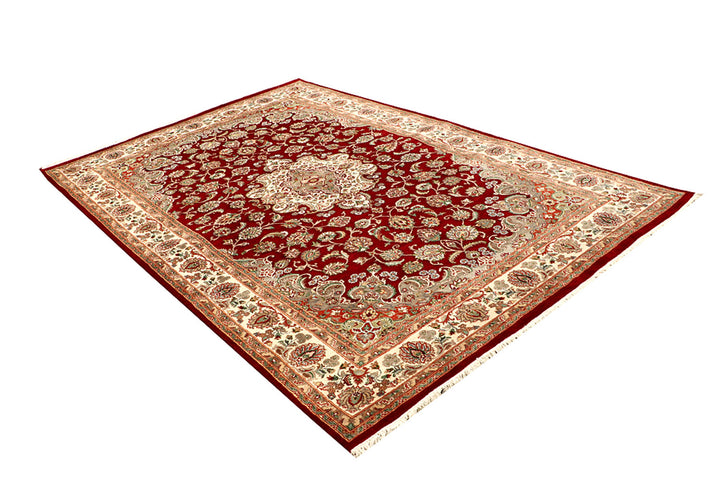 Dark Red Isfahan 6'  x" 9' " - No. QA16770