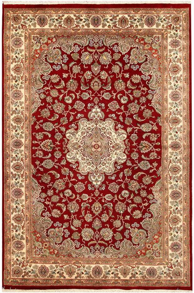 Dark Red Isfahan 6' x 9' - No. 68430 - ALRUG Rug Store