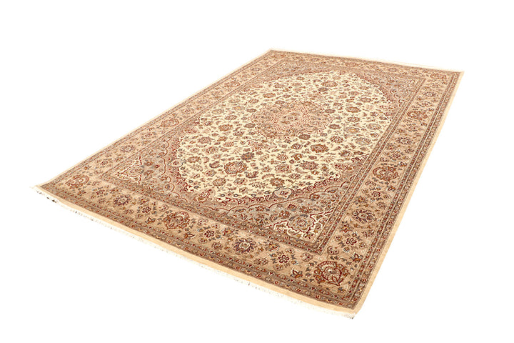 Bisque Isfahan 6'  7" x 9'  9" - No. QA80584