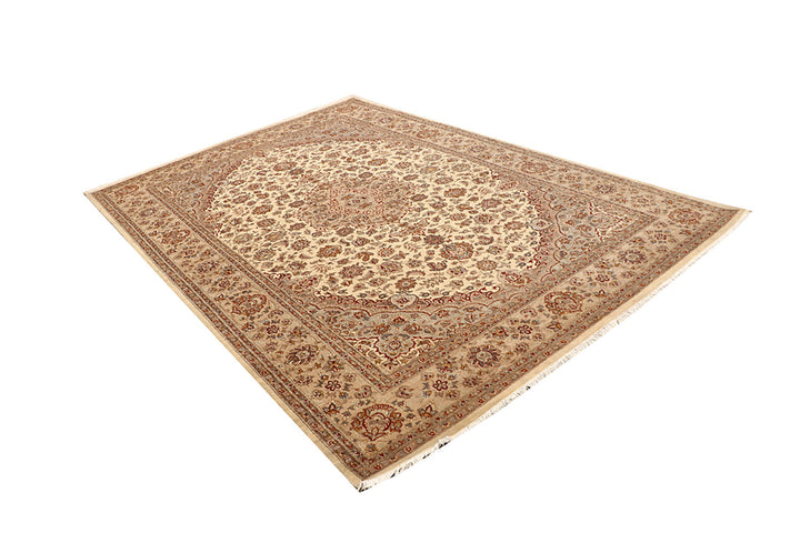 Bisque Isfahan 6'  7" x 9'  9" - No. QA80584