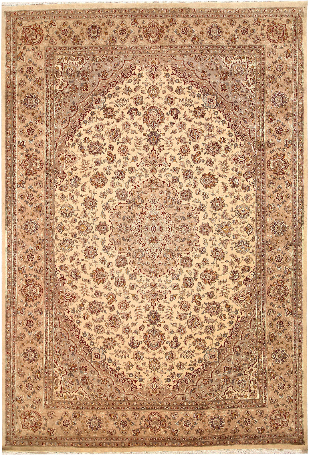 Bisque Isfahan 6' 7 x 9' 9 - No. 68431 - ALRUG Rug Store
