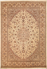 Bisque Isfahan 6'  7" x 9'  9" - No. QA80584