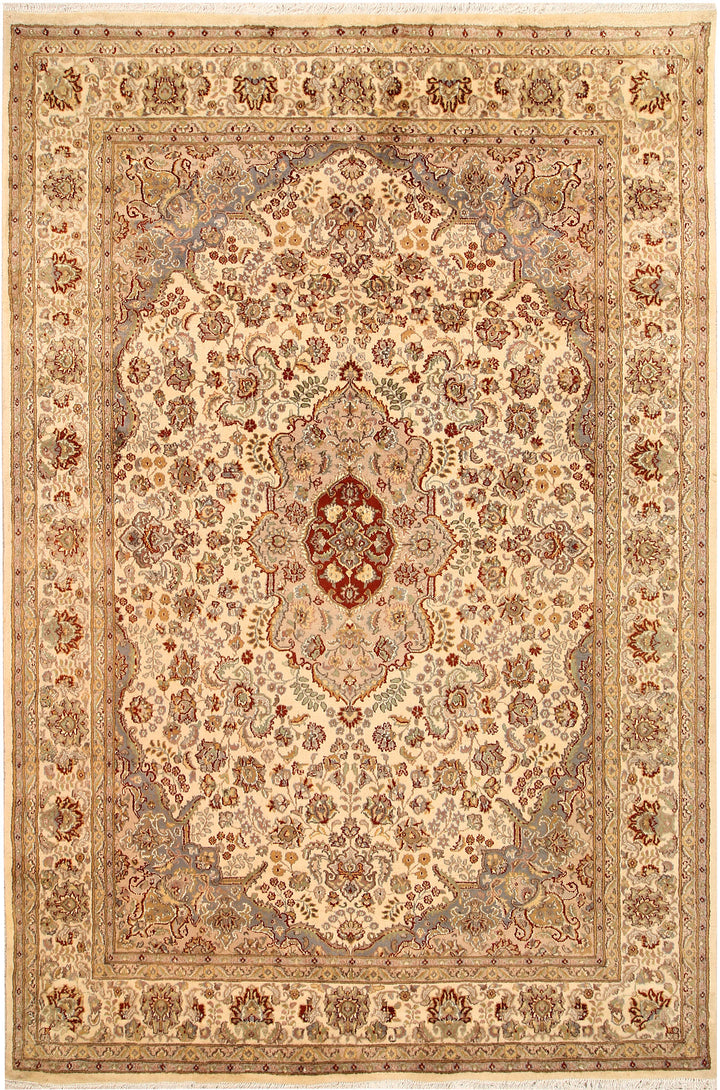 Bisque Isfahan 6'  6" x 9'  9" - No. QA30889
