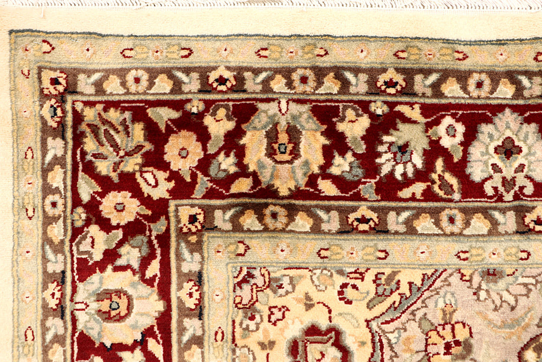 Blanched Almond Isfahan 5' 11 x 8' 11 - No. 68437 - ALRUG Rug Store