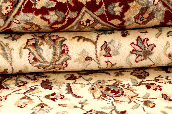 Blanched Almond Isfahan 5' 11 x 8' 11 - No. 68437 - ALRUG Rug Store