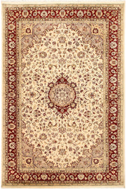 Blanched Almond Isfahan 5' 11 x 8' 11 - No. 68437 - ALRUG Rug Store