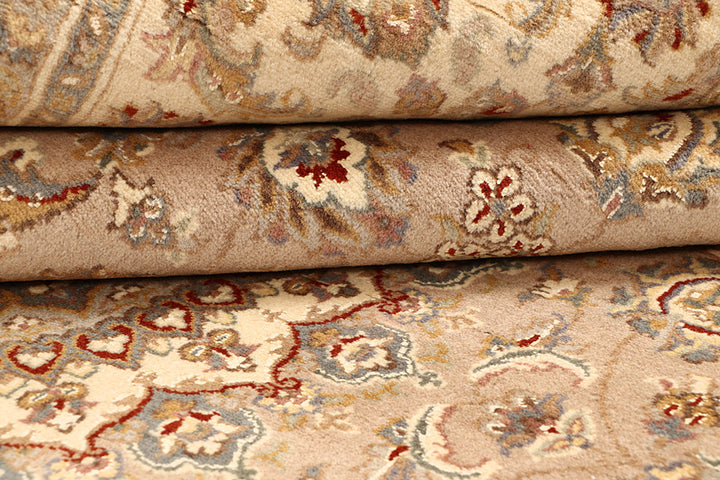 Peach Puff Kashan 6'  8" x 9'  9" - No. QA10616