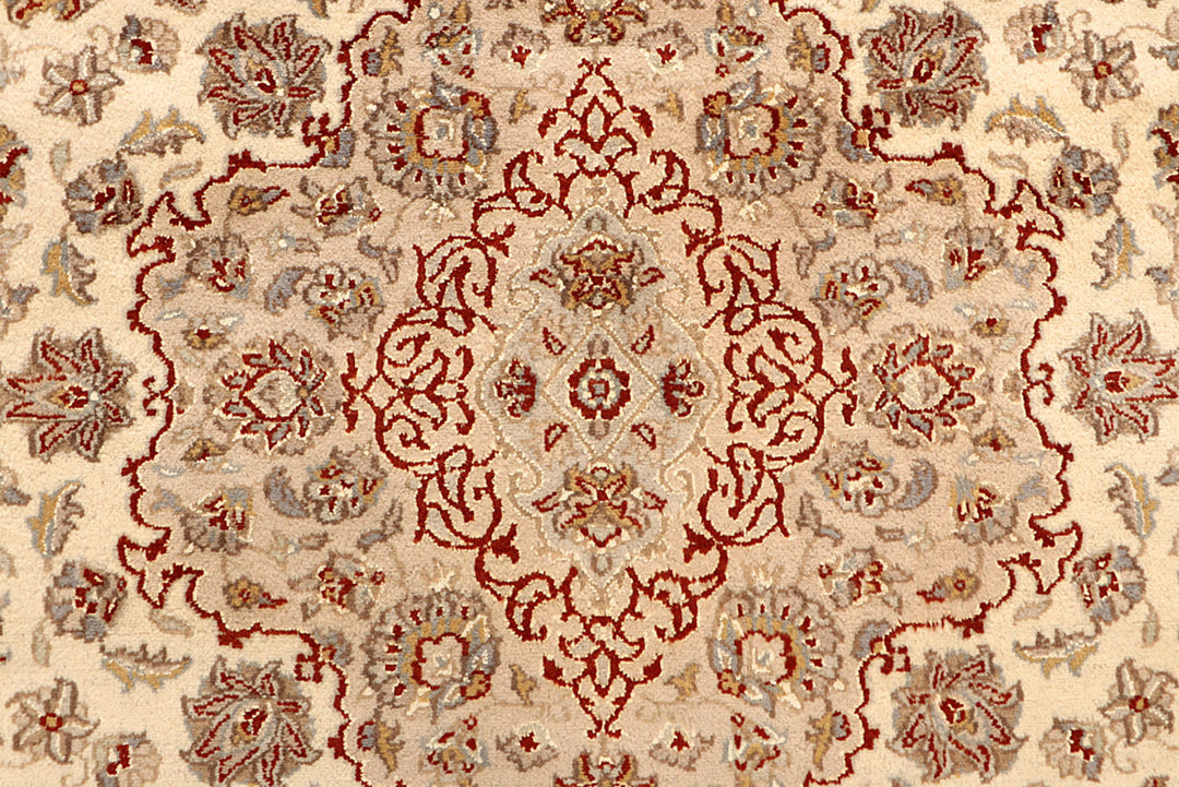 Blanched Almond Isfahan 6'  7" x 9'  9" - No. QA16059