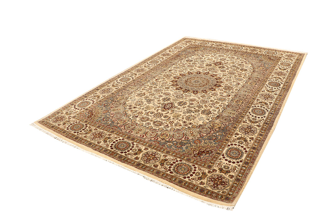 Blanched Almond Isfahan 6'  5" x 9'  8" - No. QA58643