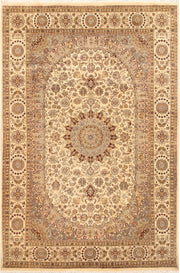 Blanched Almond Isfahan 6' 5 x 9' 8 - No. 68455 - ALRUG Rug Store
