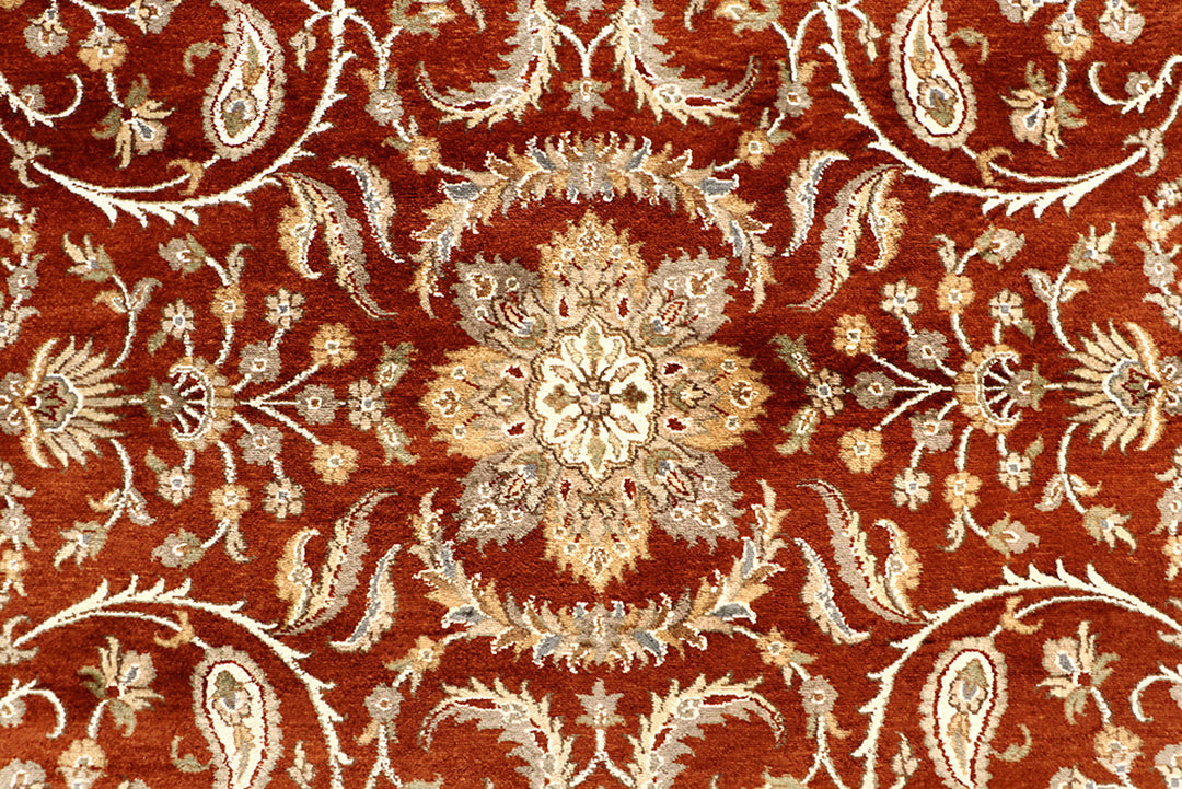Saddle Brown Mahal 6' 7 x 9' 8 - No. 68457 - ALRUG Rug Store