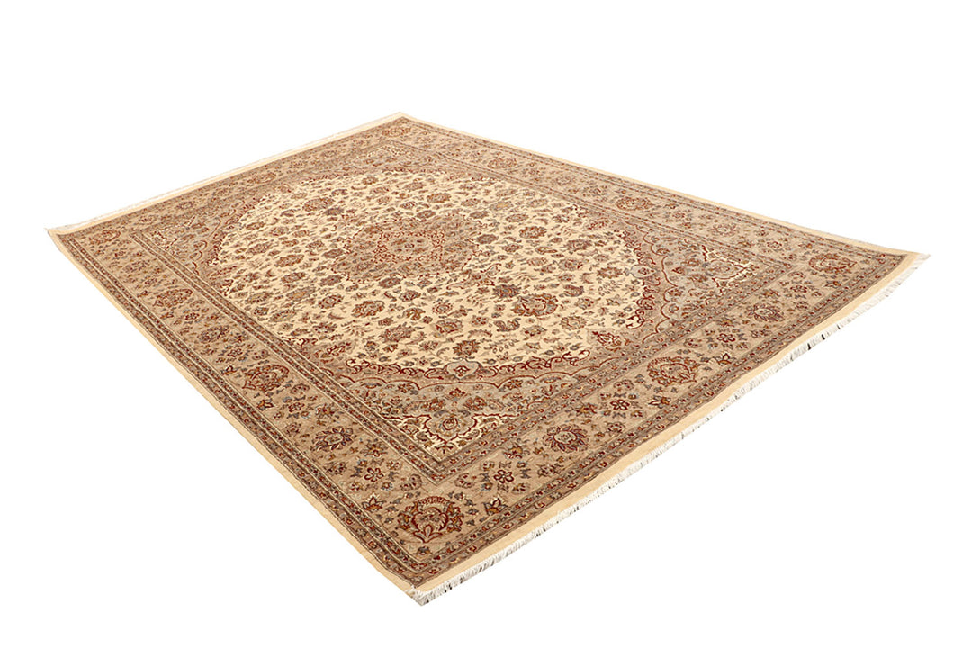 Blanched Almond Isfahan 6'  7" x 9'  10" - No. QA43481