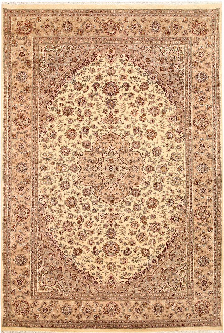 Blanched Almond Isfahan 6'  7" x 9'  8" - No. QA82363