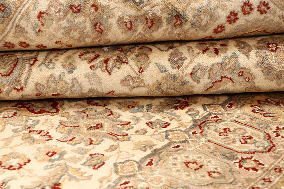 Blanched Almond Isfahan 6'  6" x 9'  7" - No. QA30909