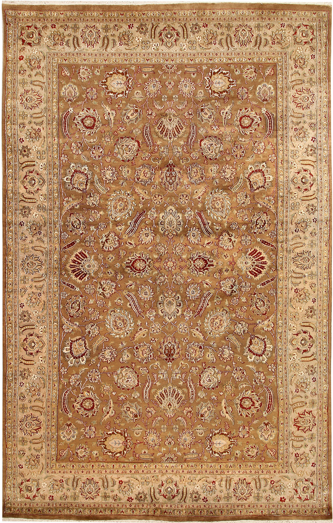 Dark Goldenrod Mahal 6' 6 x 10' 2 - No. 68475 - ALRUG Rug Store