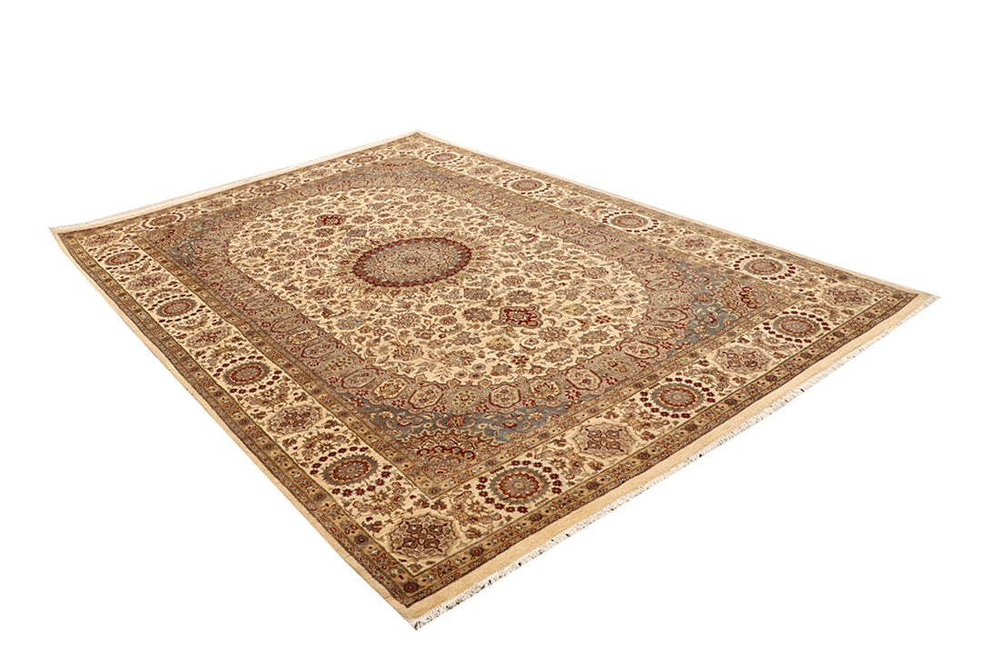 Blanched Almond Isfahan 6'  8" x 9'  11" - No. QA73794