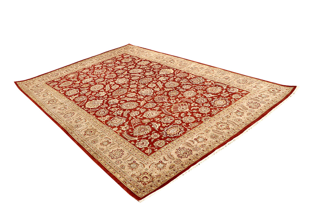 Firebrick Mahal 6'  6" x 9'  7" - No. QA96118