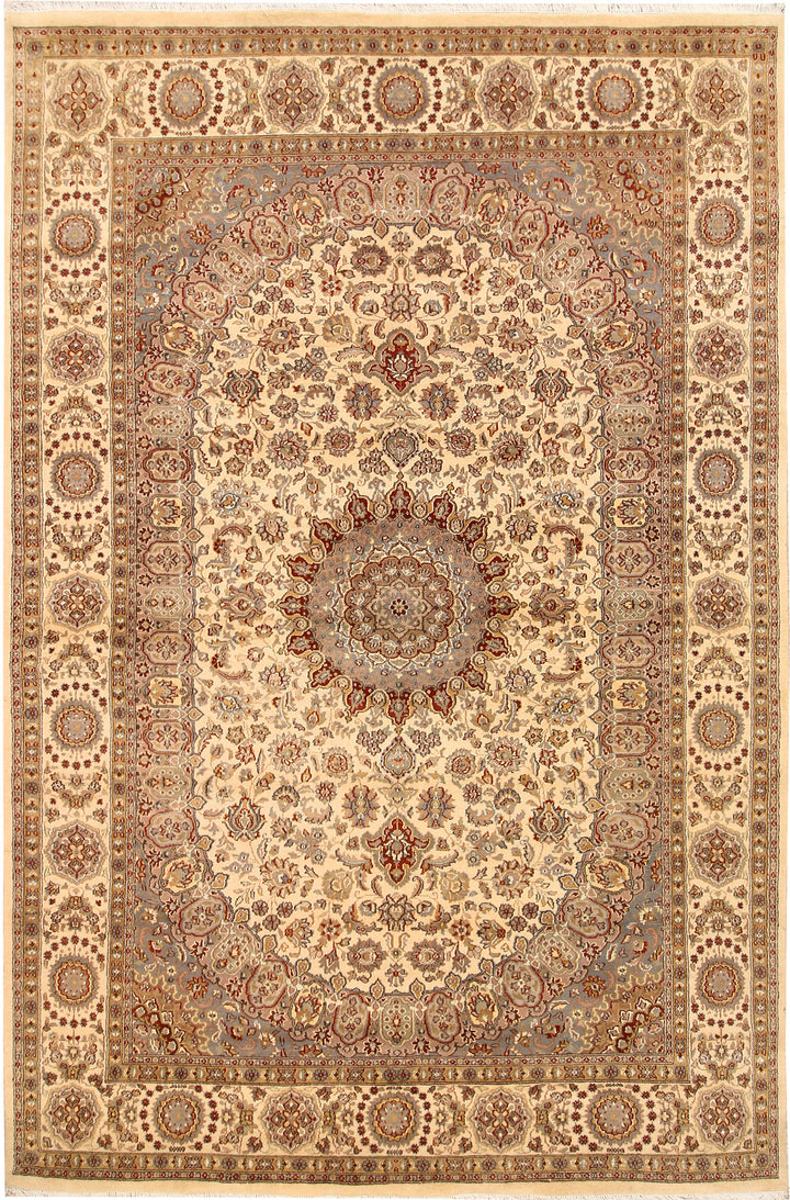 Bisque Isfahan 6'  6" x 9'  9" - No. QA51341
