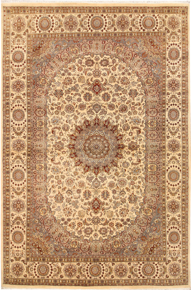 Bisque Isfahan 6'  6" x 9'  9" - No. QA51341