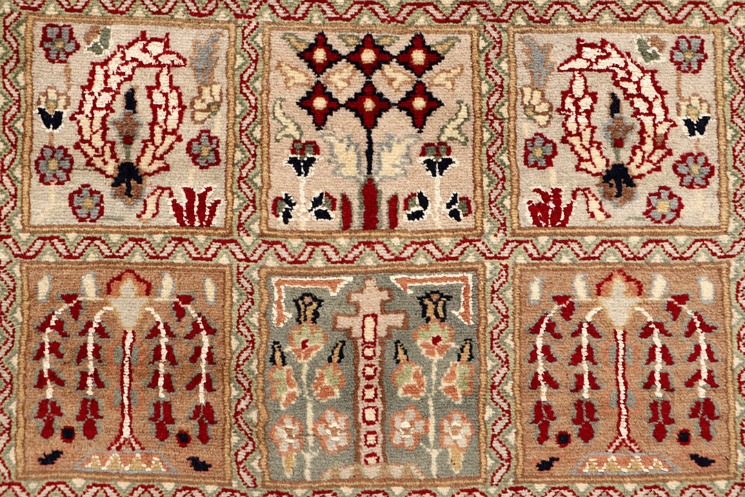 Multi Colored Bakhtiar 4'  6" x 7'  1" - No. QA44660