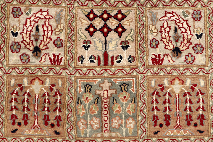 Multi Colored Bakhtiar 4'  6" x 7'  1" - No. QA44660